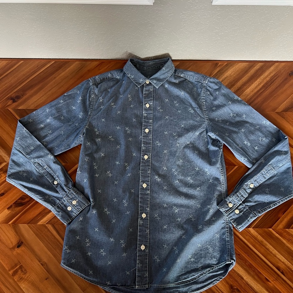 Men’s Fossil Long Sleeve Button Down